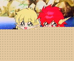 Pia, Lufa, Mappy et Mink de Dragon Half