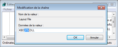 Modifier la chaine KBDJPN.DLL