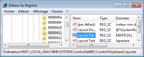 Layout File est Modifie