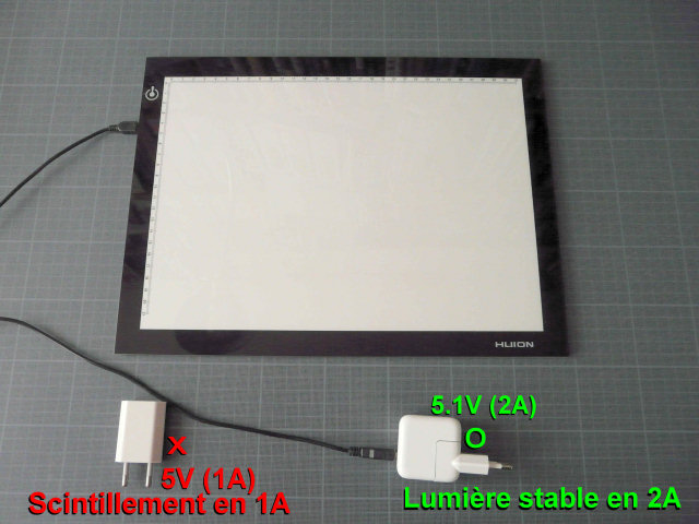Huion L4S chargeur USB